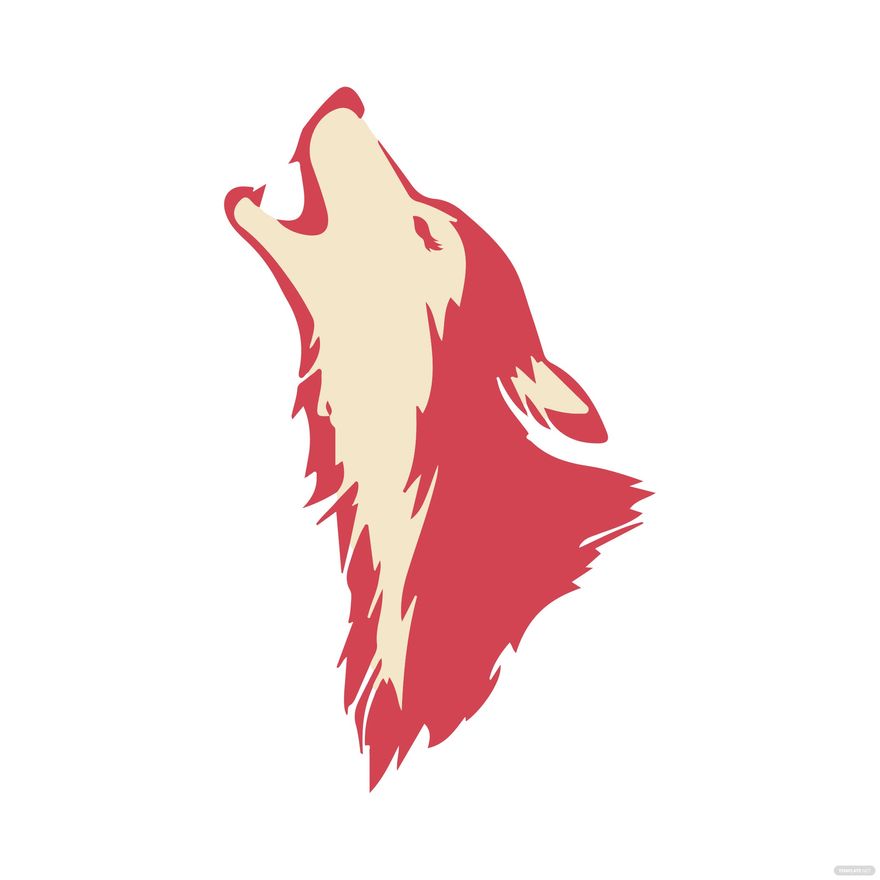 Lady Wolf clipart in Illustrator, EPS, SVG, JPG, PNG
