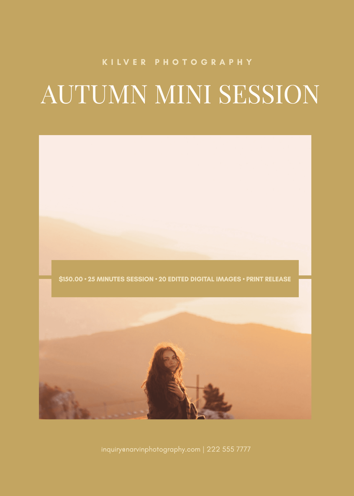 Free Autumn Mini Session Template