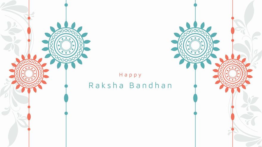 Free Simple Raksha Bandhan Background