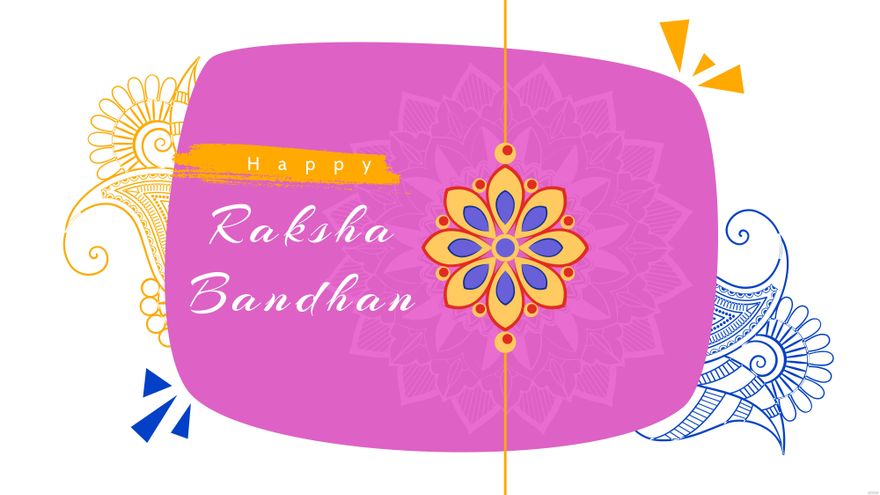 Free Raksha Bandhan Festival Background in Illustrator, EPS, SVG, JPG, PNG