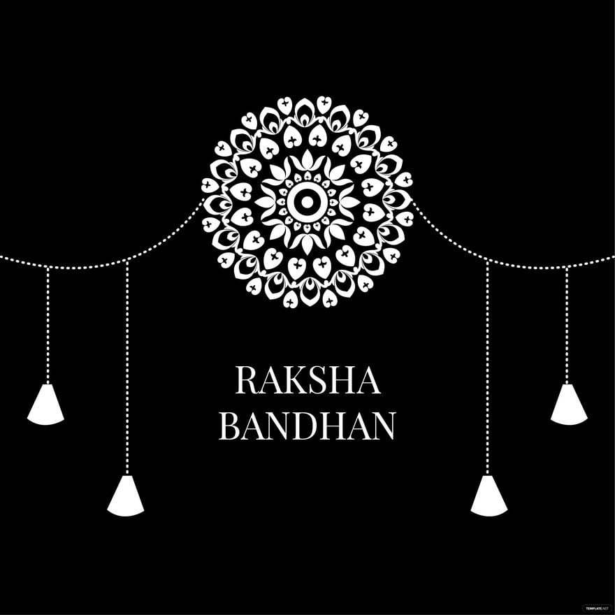 Black And White Raksha Bandhan Clipart