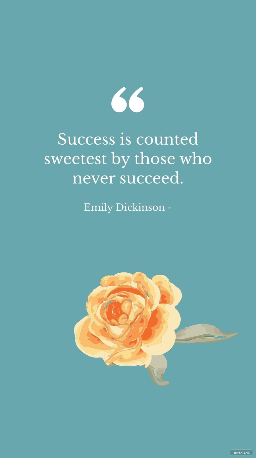 success is counted sweetest