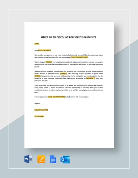 FREE Counter Offer Letter Template For Commercial Lease - Word (DOC