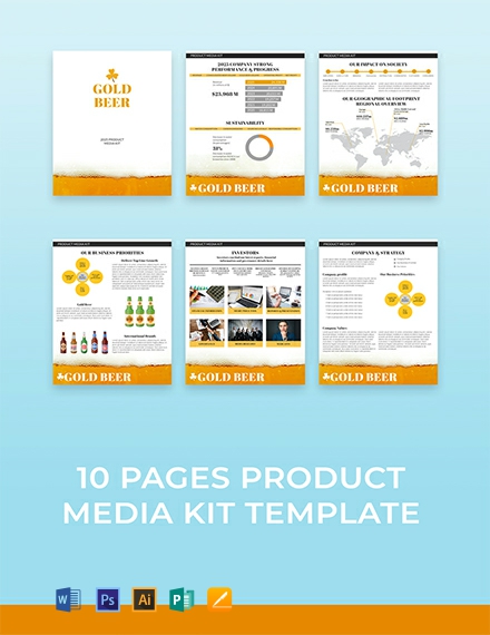 28 FREE Media Kit Templates Word PSD InDesign Apple MAC 