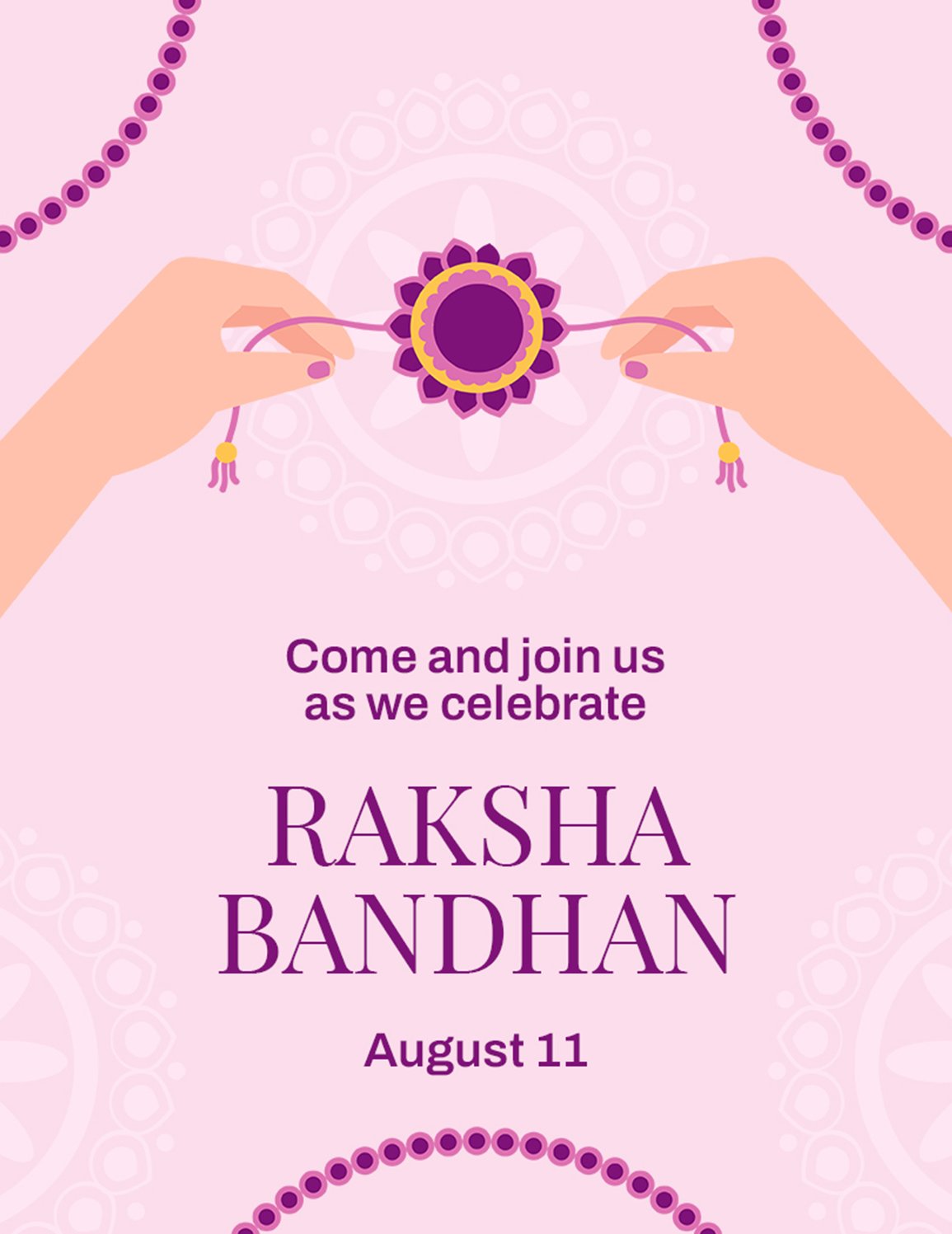 Free Creative Raksha Bandhan Flyer