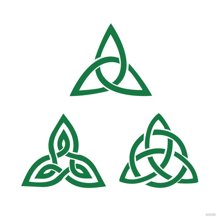 Celtic Trinity Clipart in Illustrator, EPS, SVG, JPG, PNG