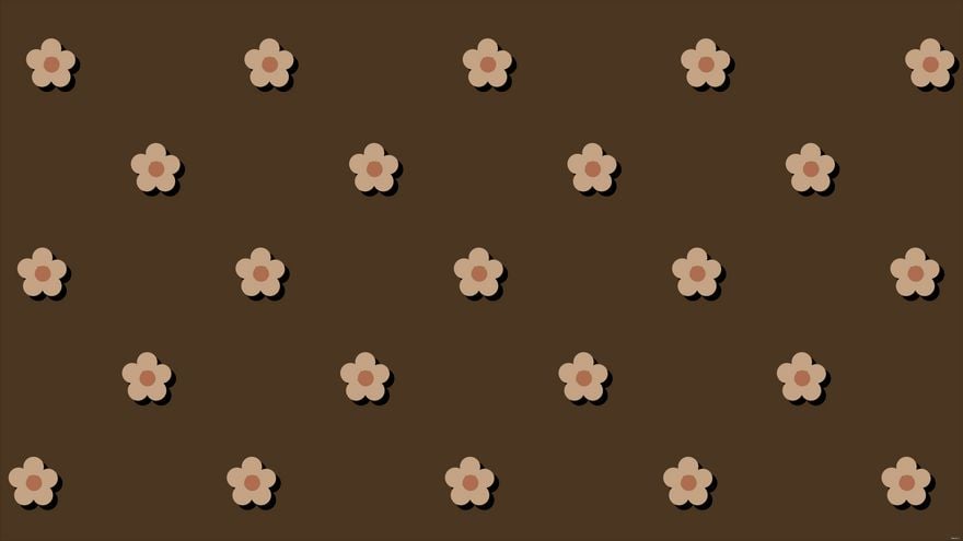 Brown Flower Background