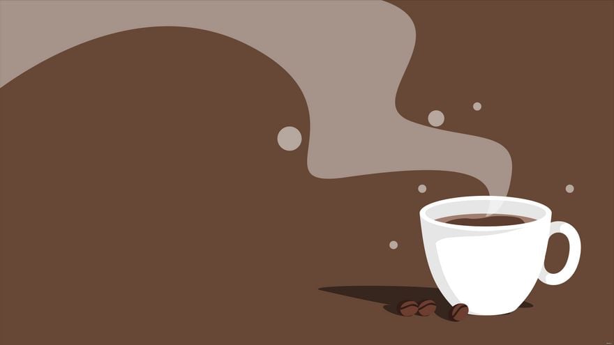 Coffee Brown Background - EPS, Illustrator, JPG, PNG, SVG 