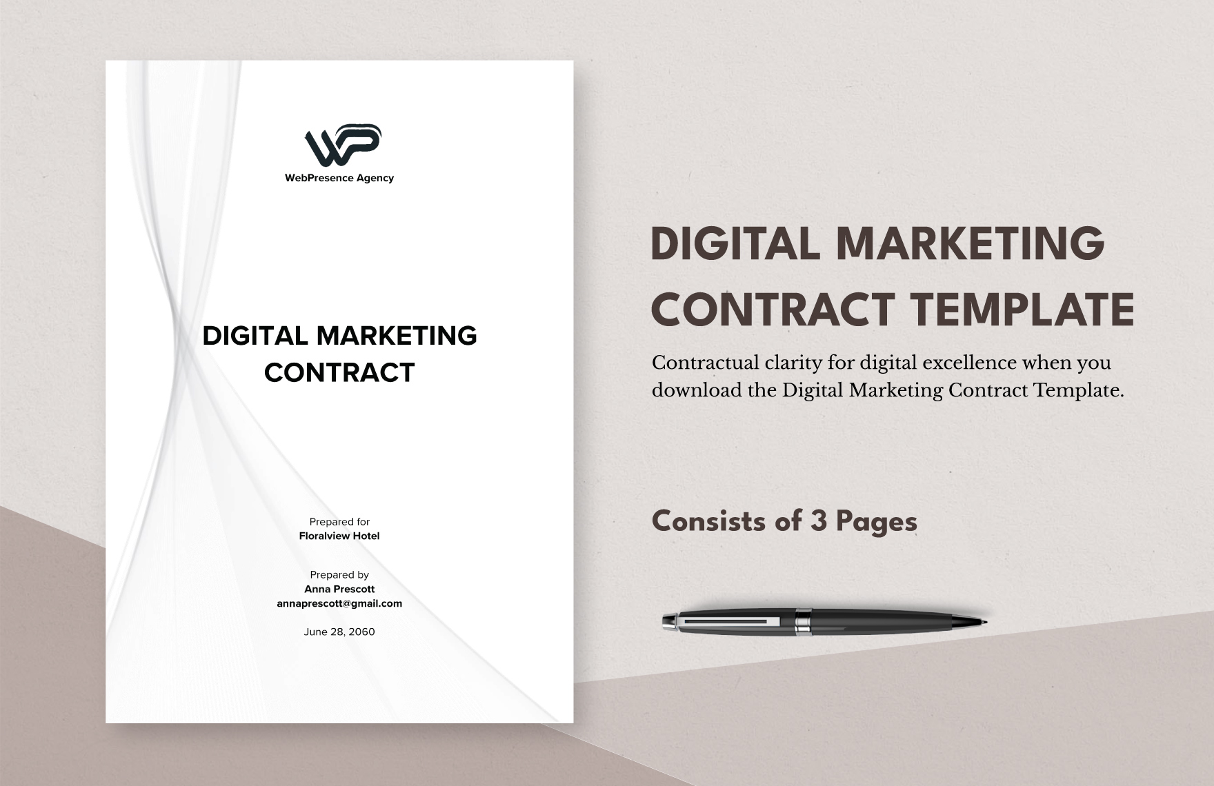 Digital Advertising Contract Template Download In Word Google Docs 