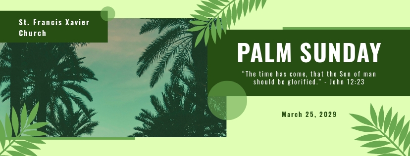 Free Palm Sunday Facebook App Cover Template.jpe