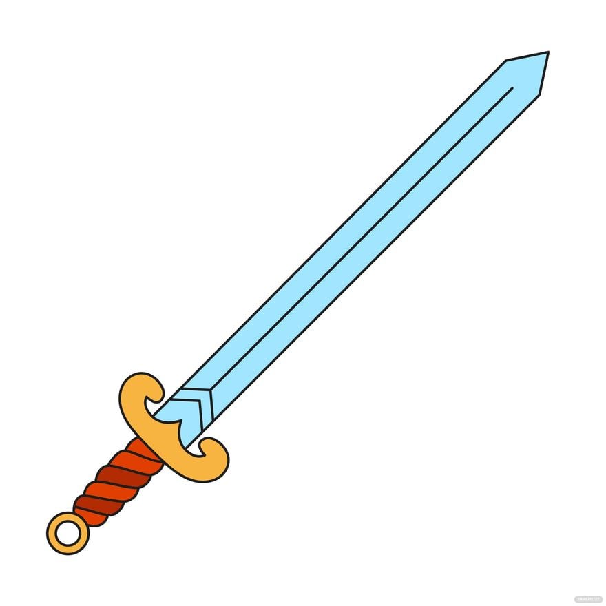 Celtic Sword Clipart in Illustrator, EPS, SVG, JPG, PNG