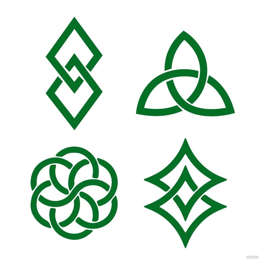 Celtic Shapes Clipart in Illustrator, EPS, SVG, JPG, PNG