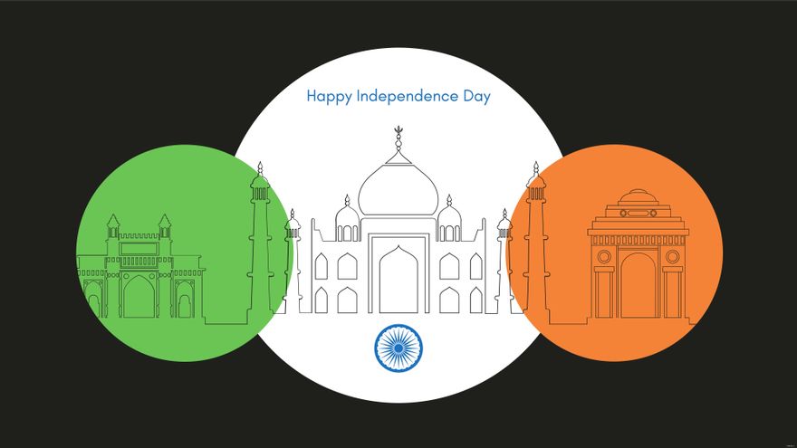 Free India Independence Day Desktop Wallpaper - EPS, Illustrator, JPG, PNG,  SVG 