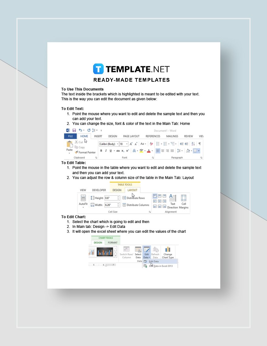 business plan template for investors