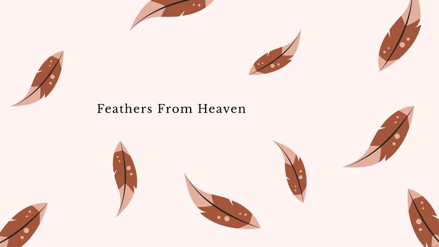 Feathers Boho Wallpaper