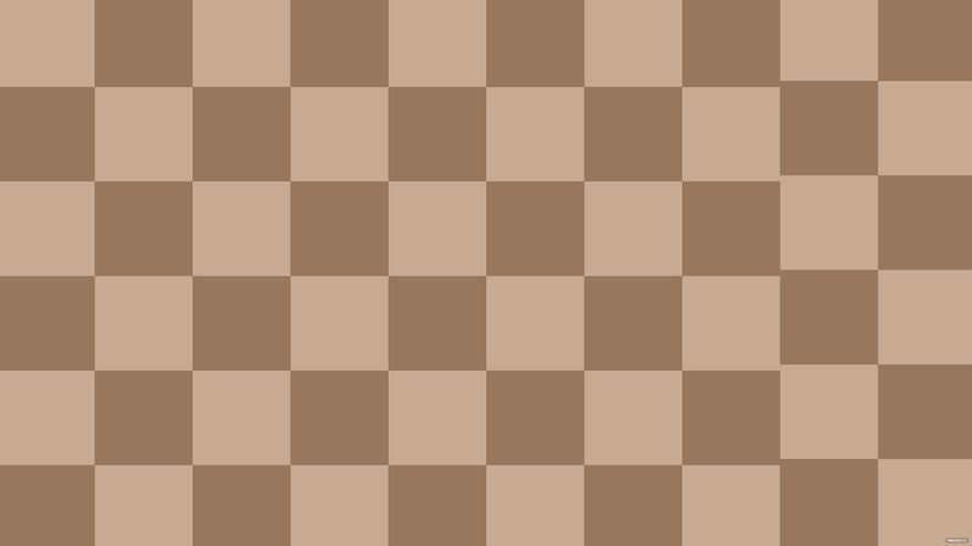 Brown Checkered Background