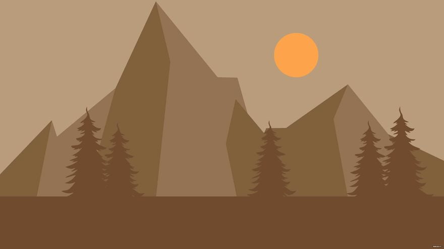Brown Desktop Background in Illustrator, EPS, SVG, JPG, PNG