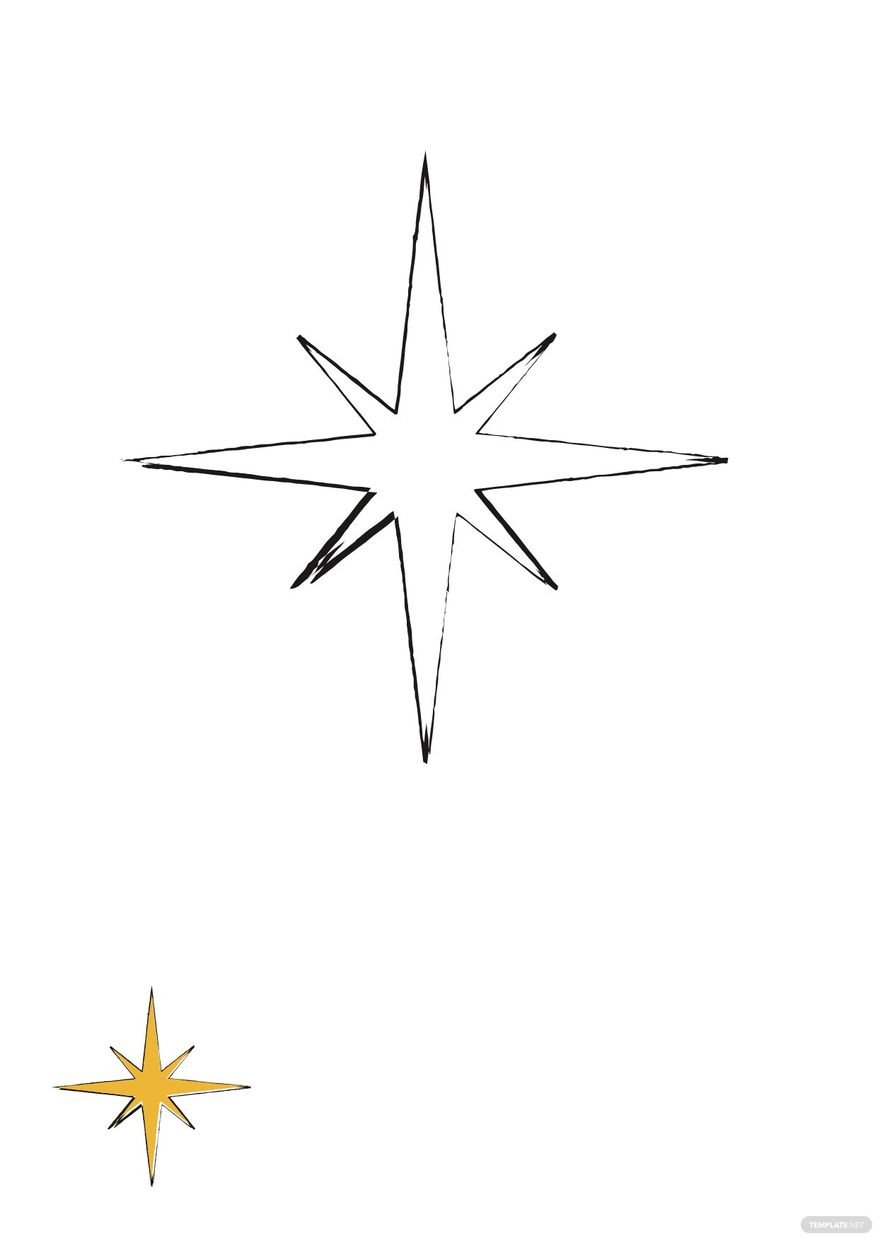 Free Single Sparkle Coloring Page