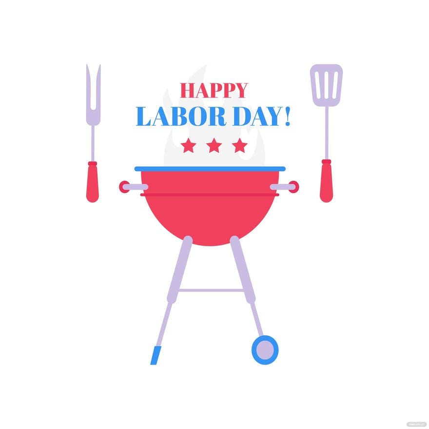 Free Labor Day Picnic Clipart in Illustrator, EPS, SVG, JPG, PNG