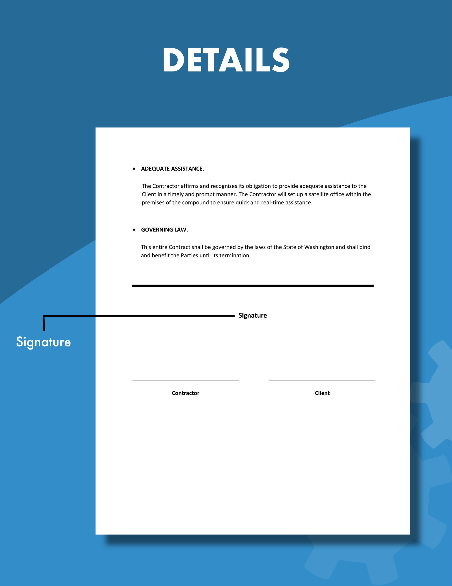 Maintenance Services Contract Template