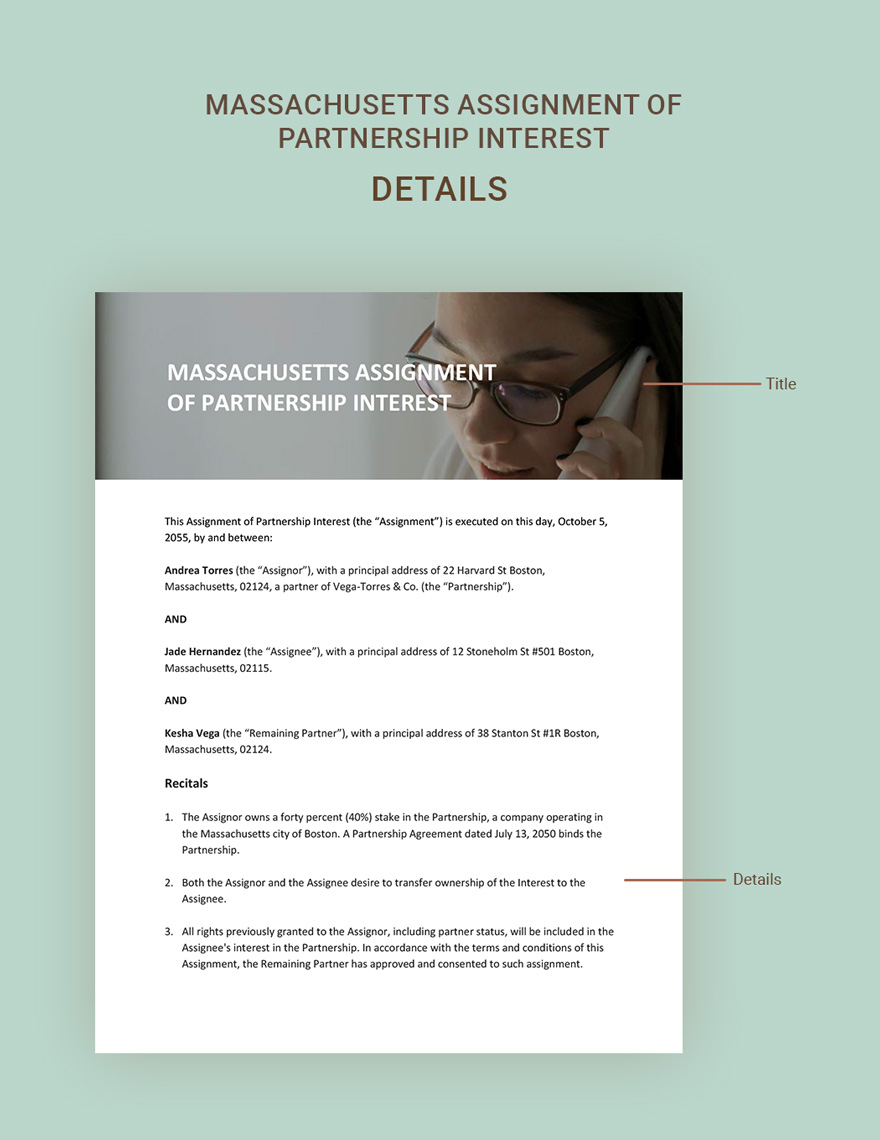 Missouri Assignment Of Partnership Interest Template