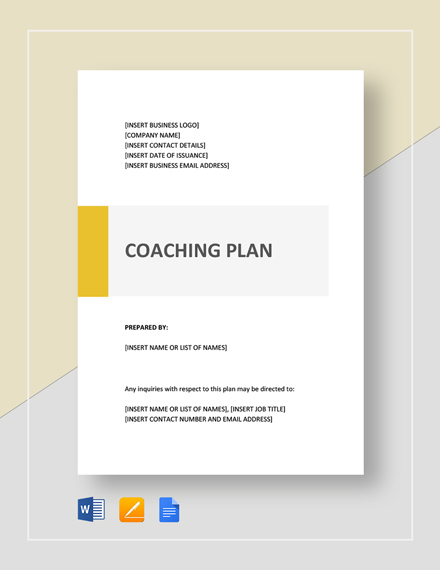 coaching plan