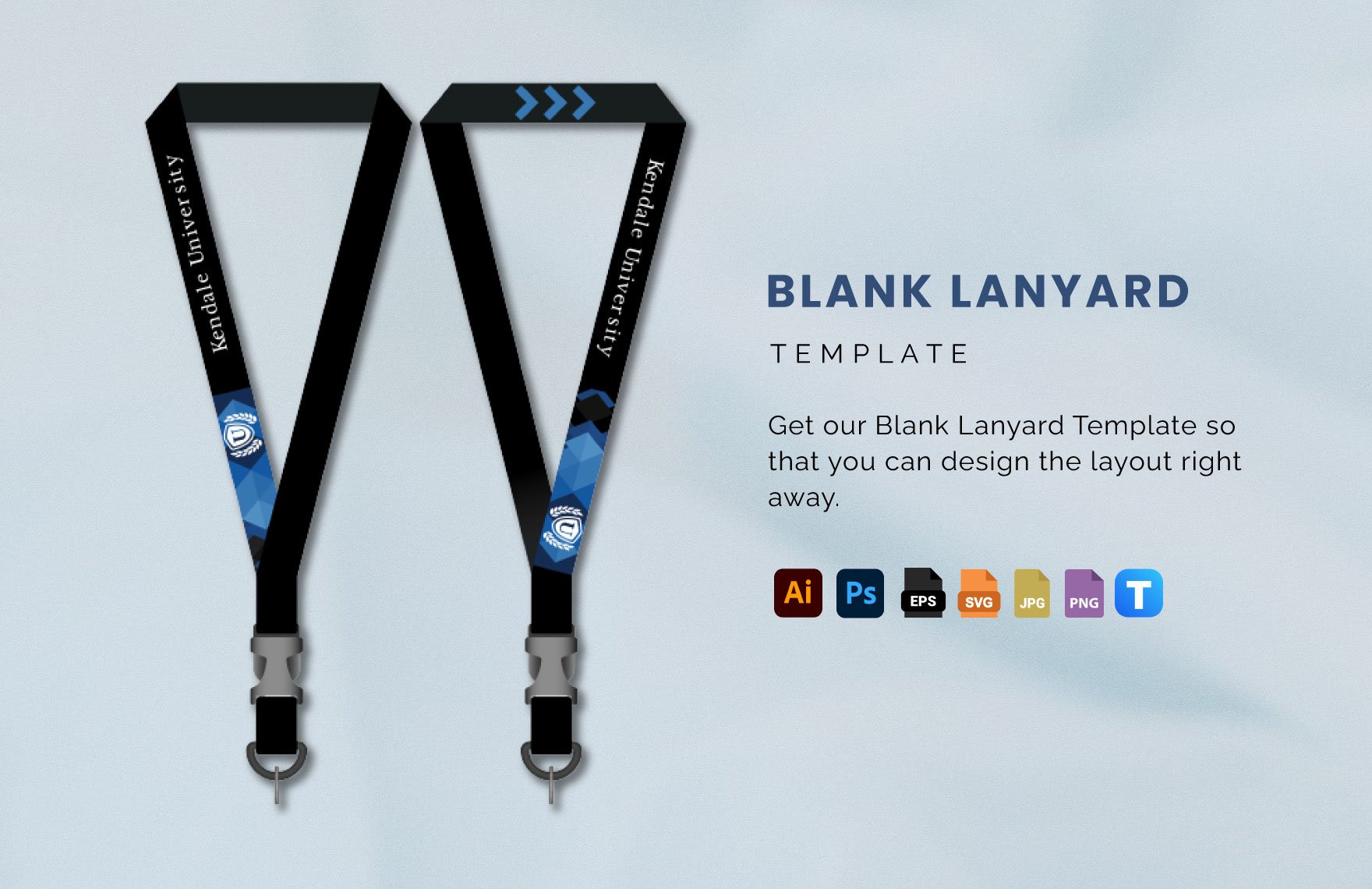Lanyard Template in Photoshop(PSD) FREE Download Template net