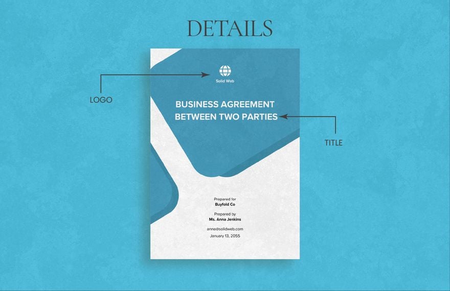 Business Agreement between Two Parties Template