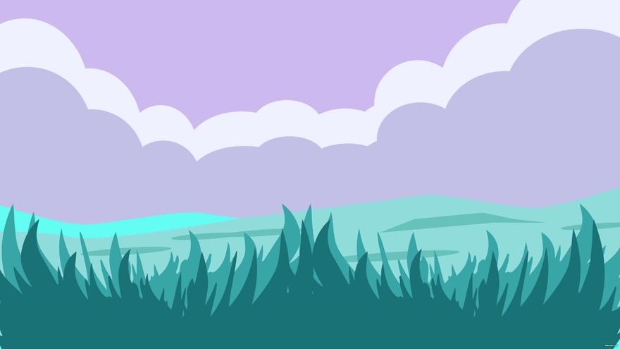 Grass Sky Background in Illustrator, EPS, SVG, JPG, PNG