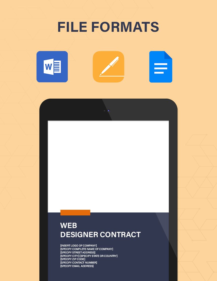 Web Designer Contract Template