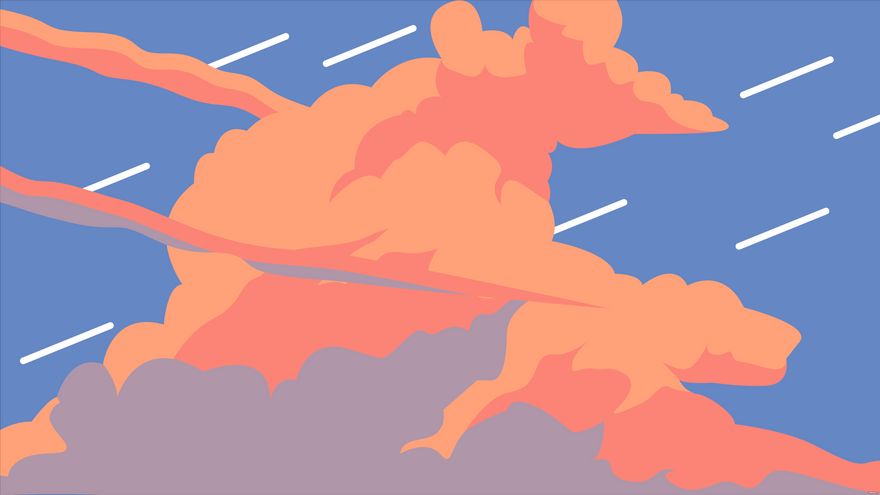 Aesthetic Sky Background in Illustrator, EPS, SVG, JPG, PNG