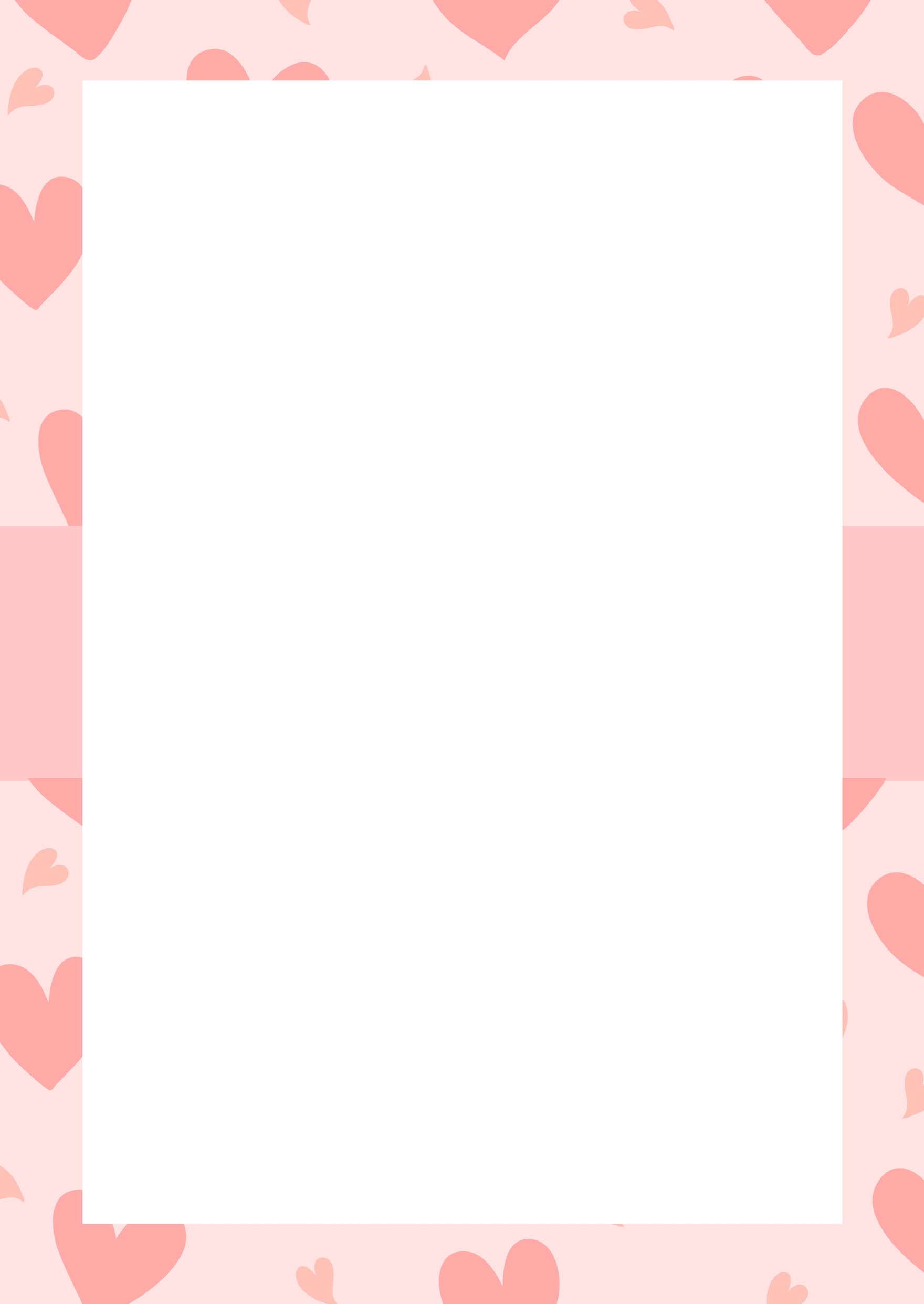 Pink Page Border in Word, Illustrator