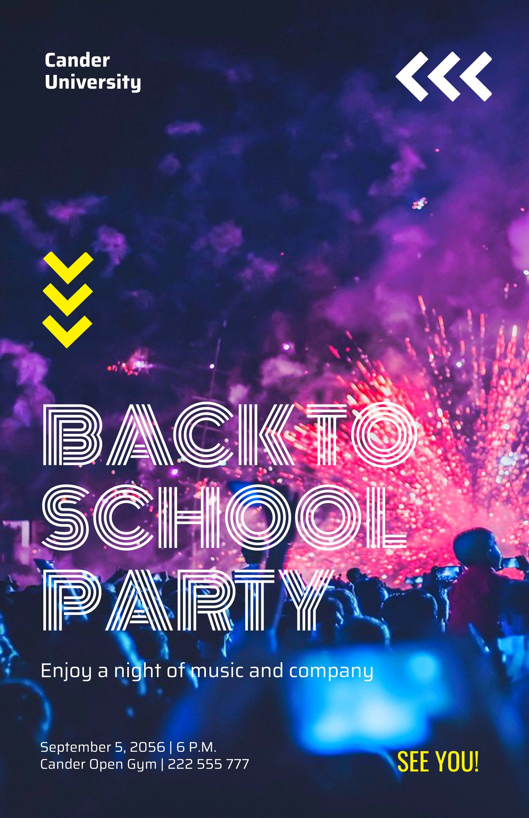 Back To School Party Poster