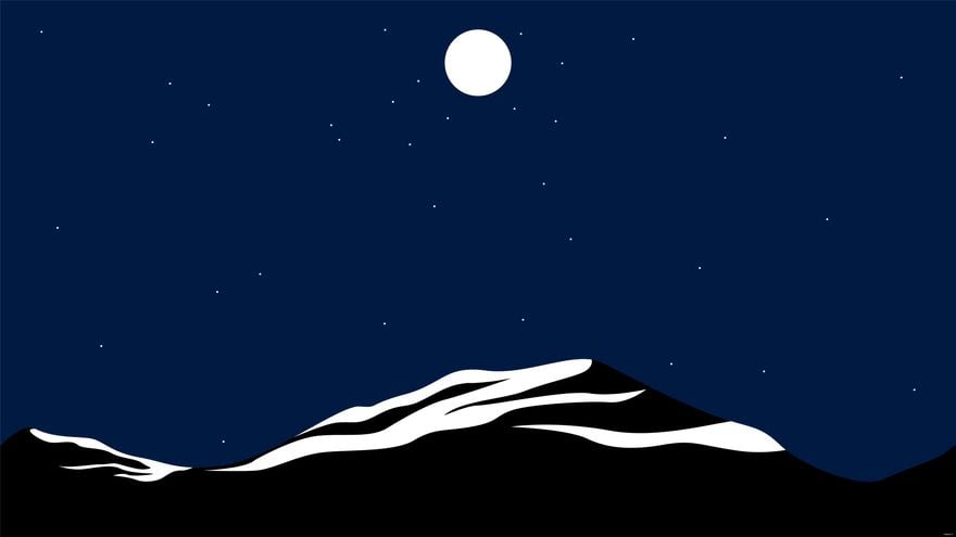 Free Blue Night Sky Background in Illustrator, EPS, SVG, JPG, PNG