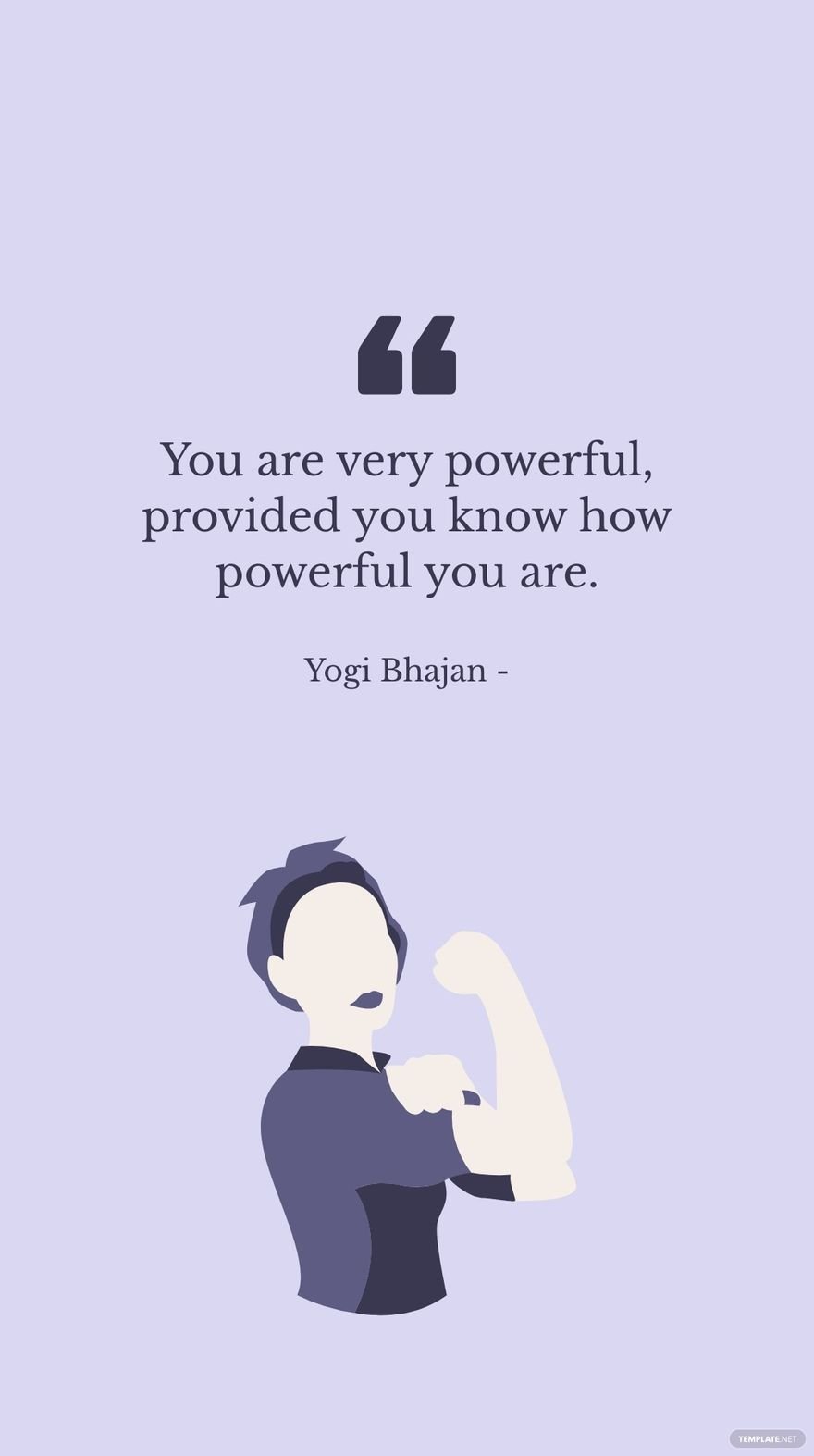 Free Yogi Bhajan - You are very powerful, provided you know how powerful you are. in JPG