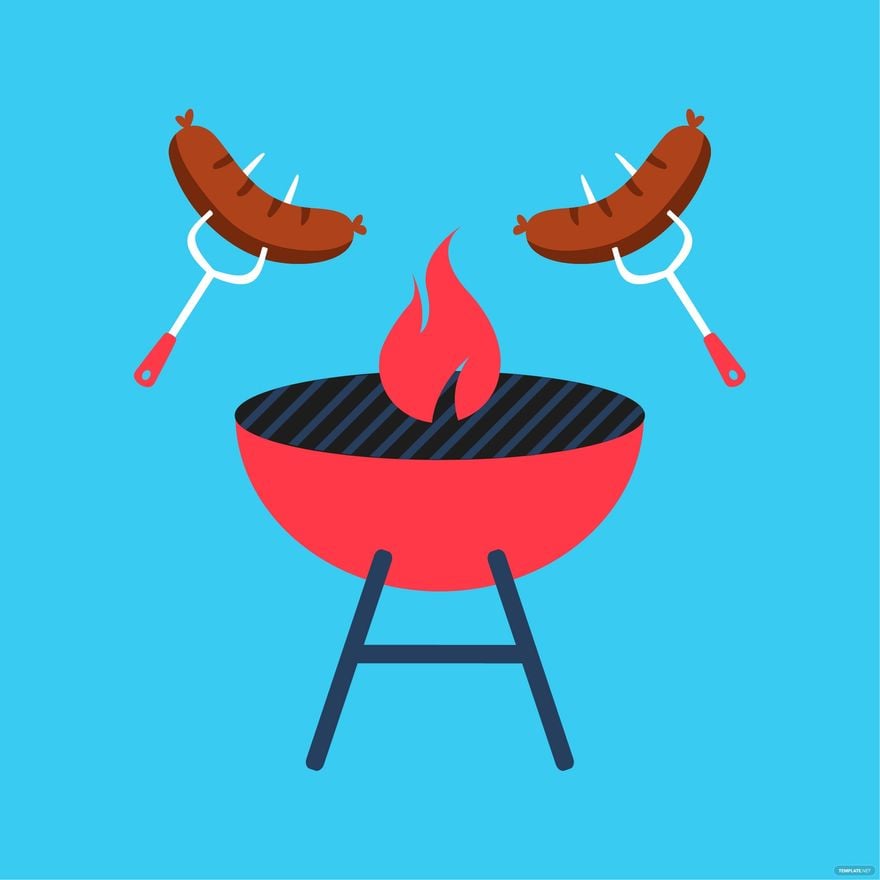 Labor Day Bbq Clipart in Illustrator, EPS, SVG, JPG, PNG
