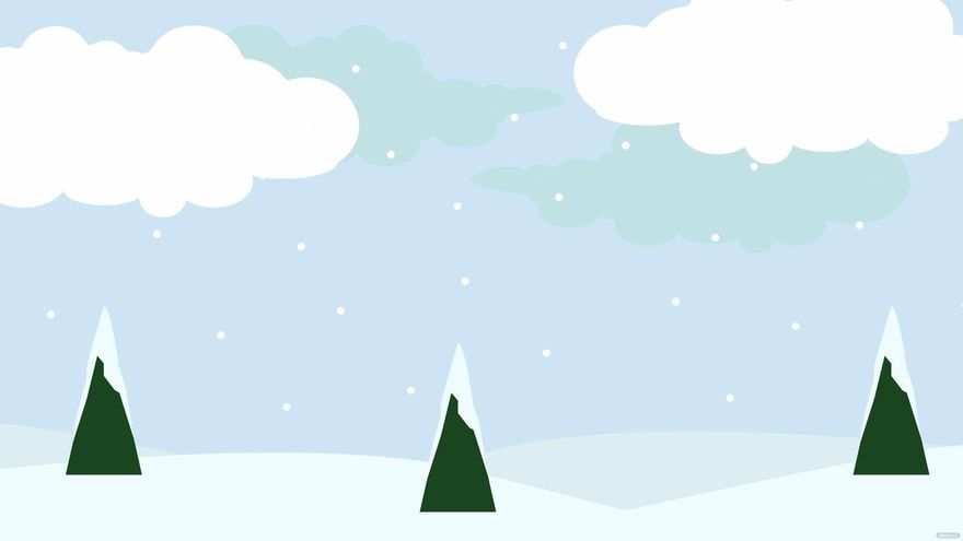 Free Snowy Sky Background in Illustrator, EPS, SVG, JPG, PNG