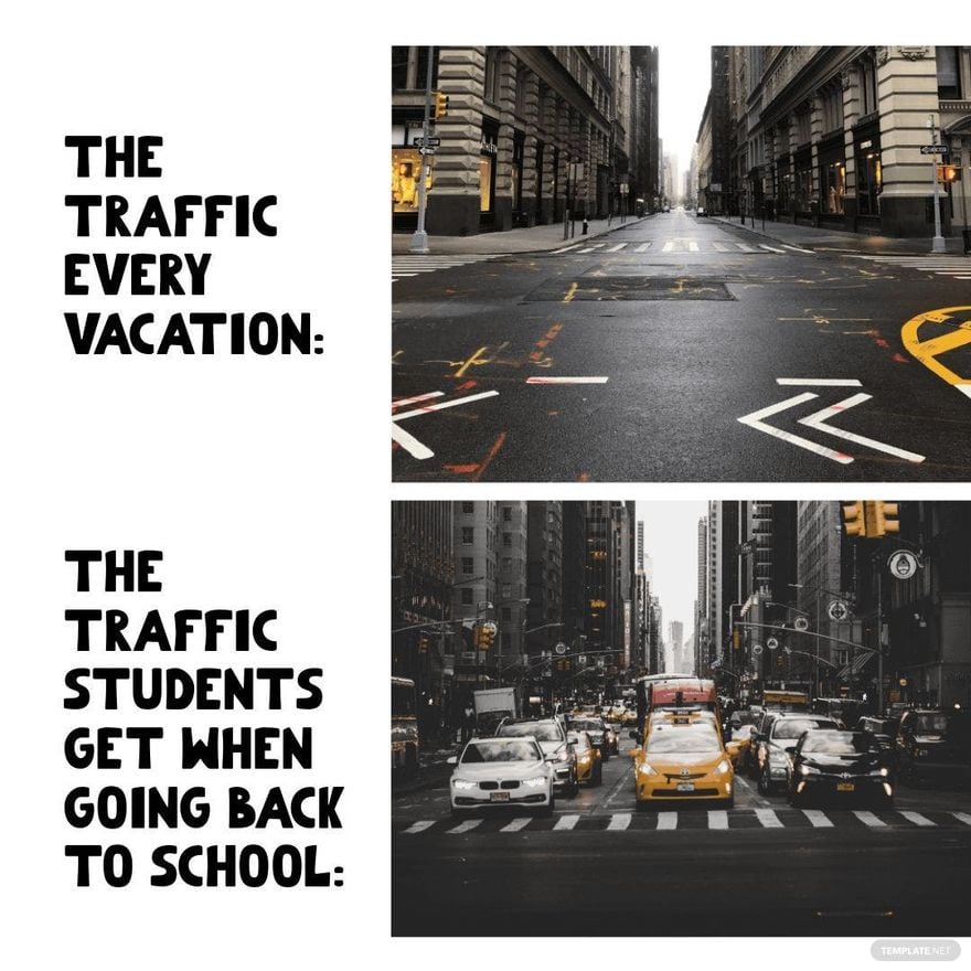 Back To School Traffic Meme