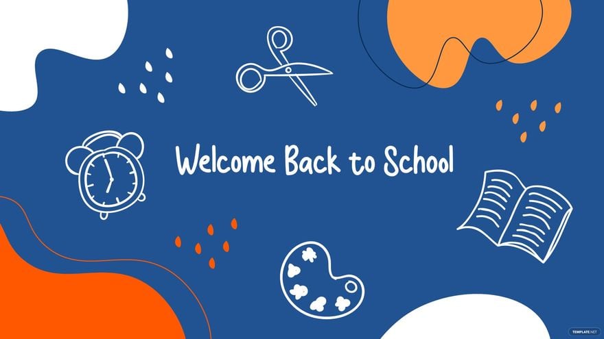 Back To School Zoom Background