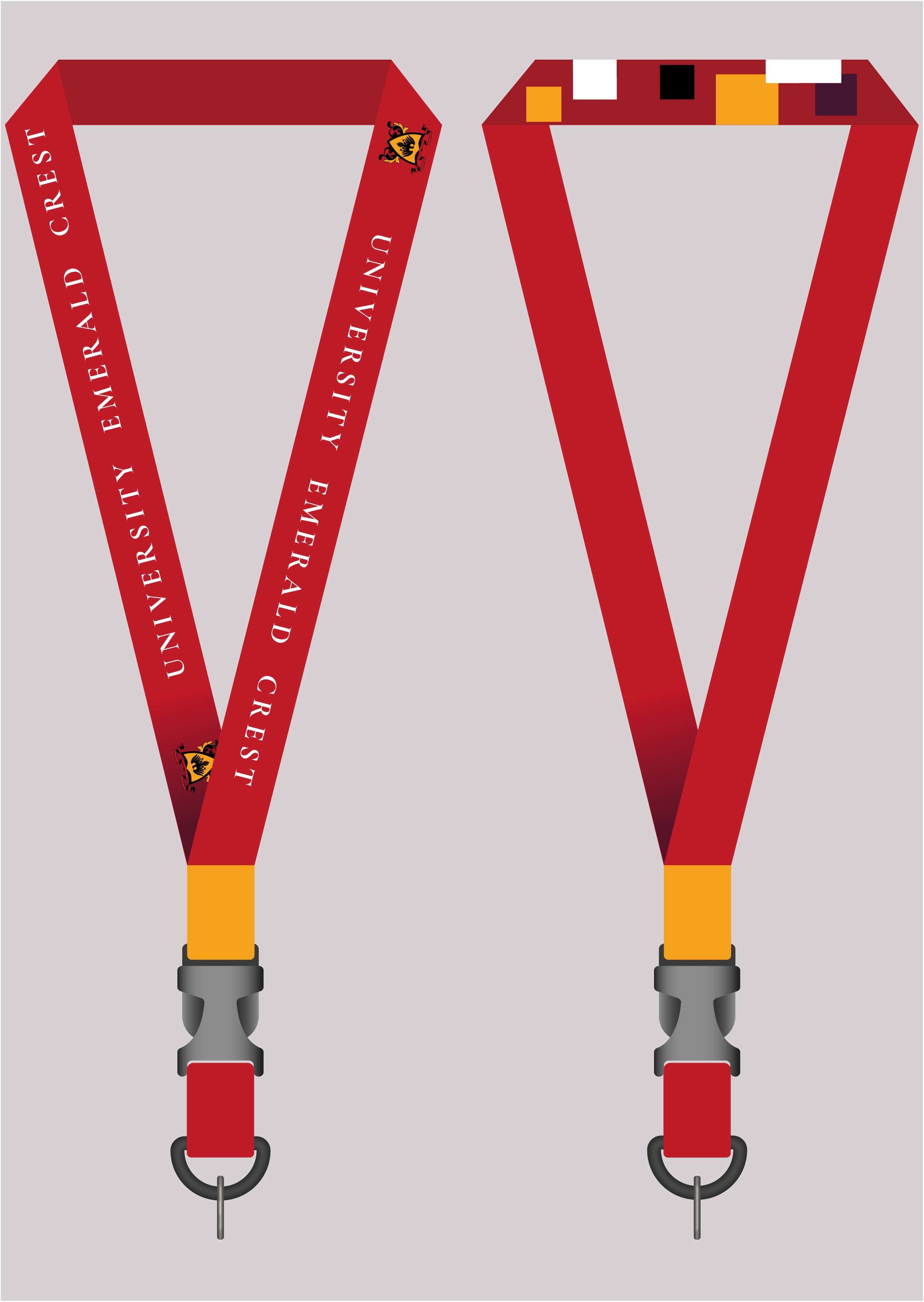 FREE Lanyard Template Download In Illustrator Photoshop EPS SVG 