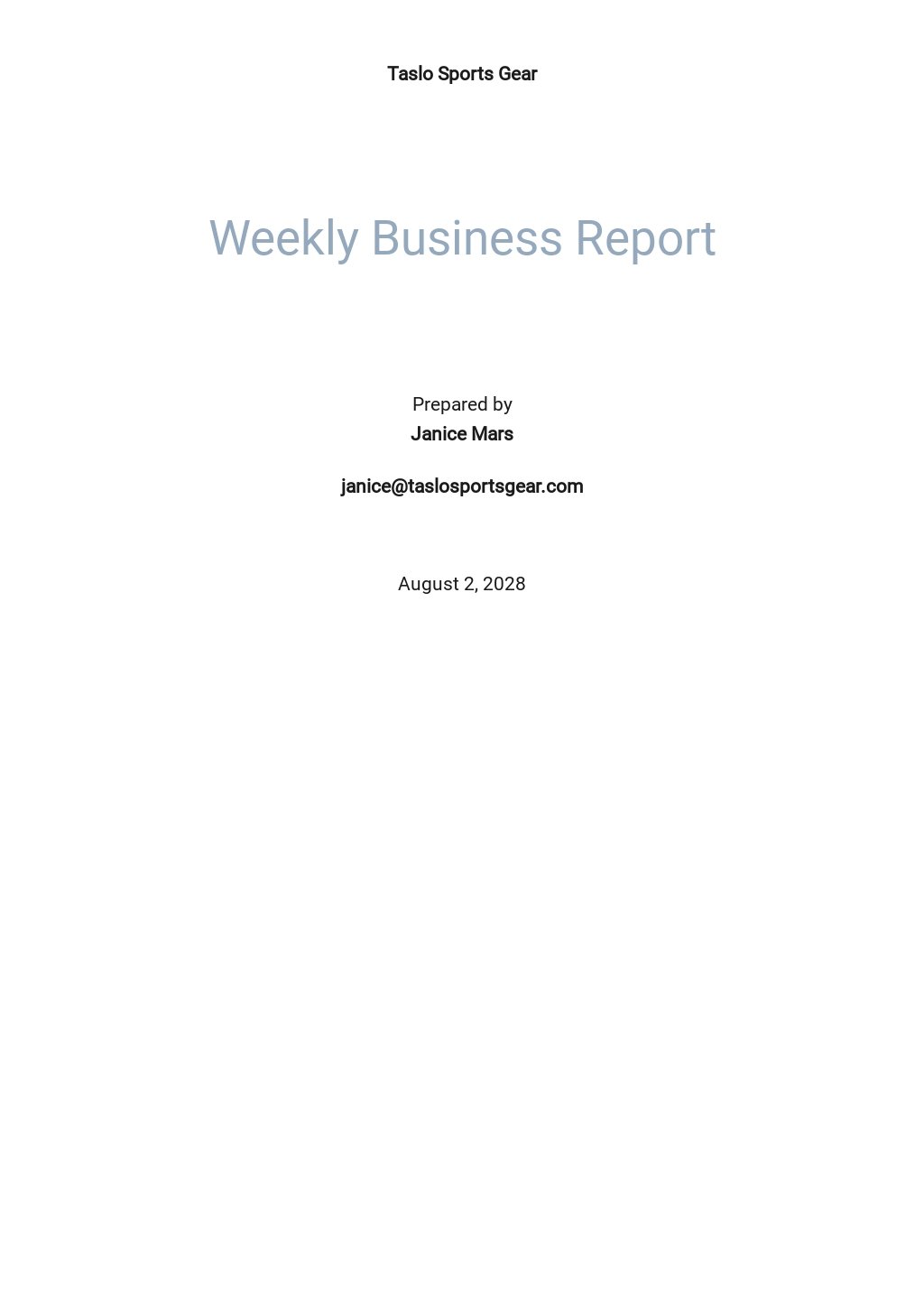 Weekly Business Report Template.jpe