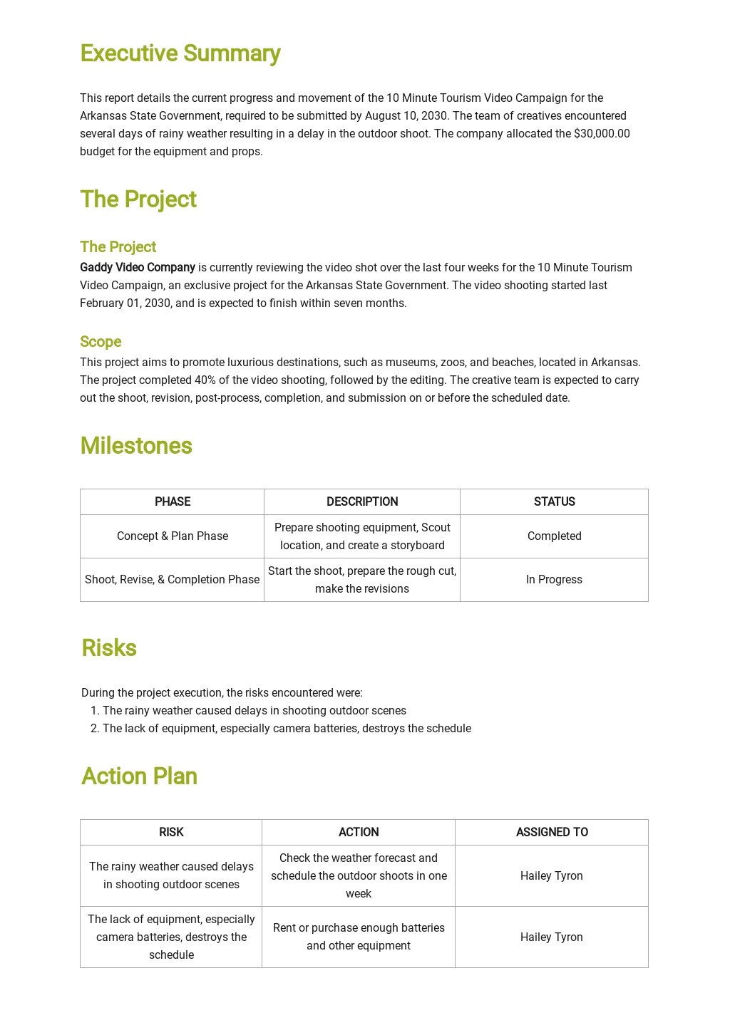 FREE Activity Report Template PDF Word Apple Pages Google Docs