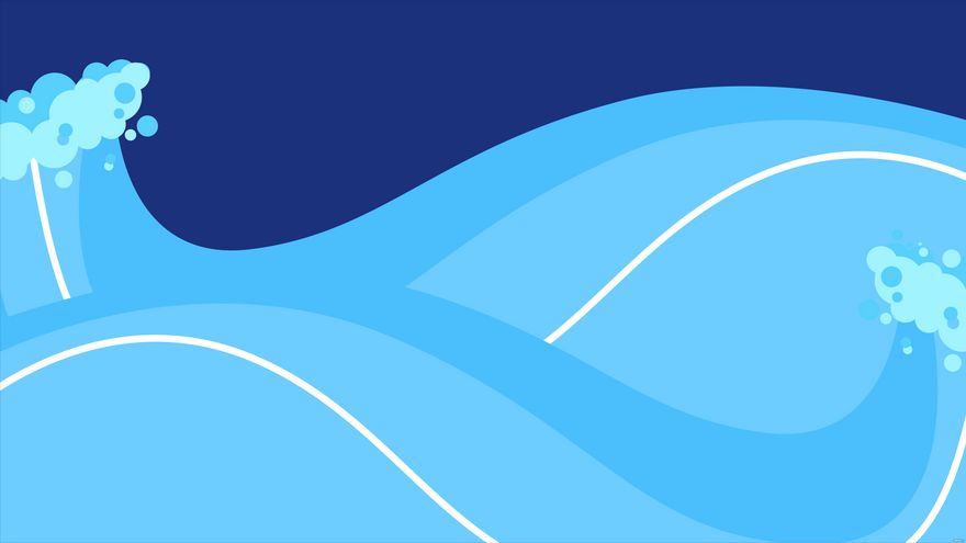 Free Ocean Wave Background in Illustrator, EPS, SVG, JPG, PNG