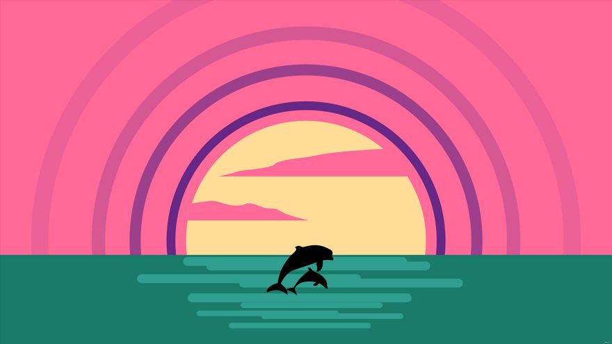 Free Cool Ocean Background in Illustrator, EPS, SVG, JPG, PNG