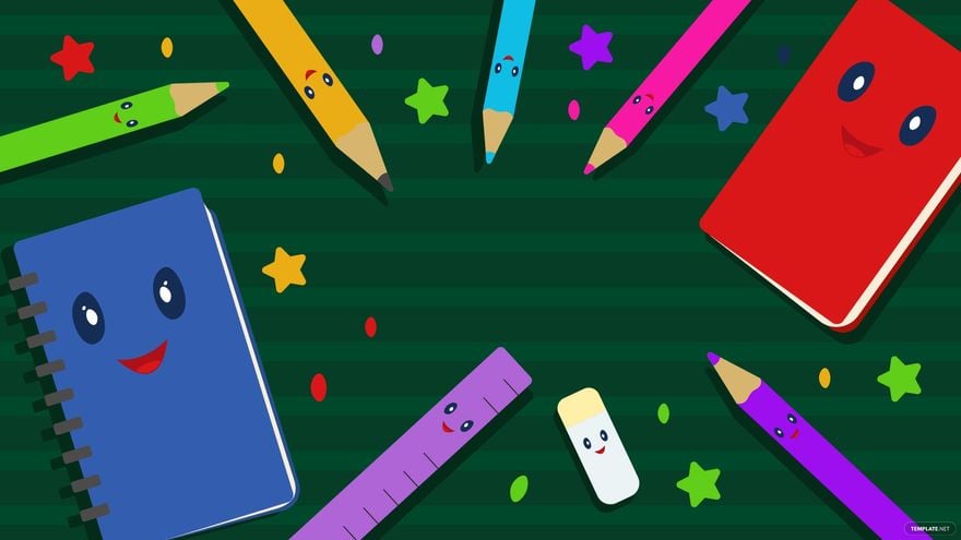 Free Cute Back To School Background