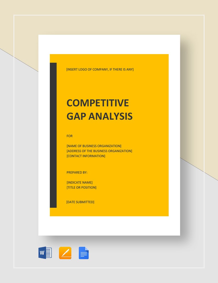 Competitive Gap Analysis Template