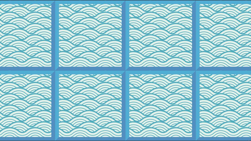 Ocean Tile Background in Illustrator, EPS, SVG, JPG, PNG