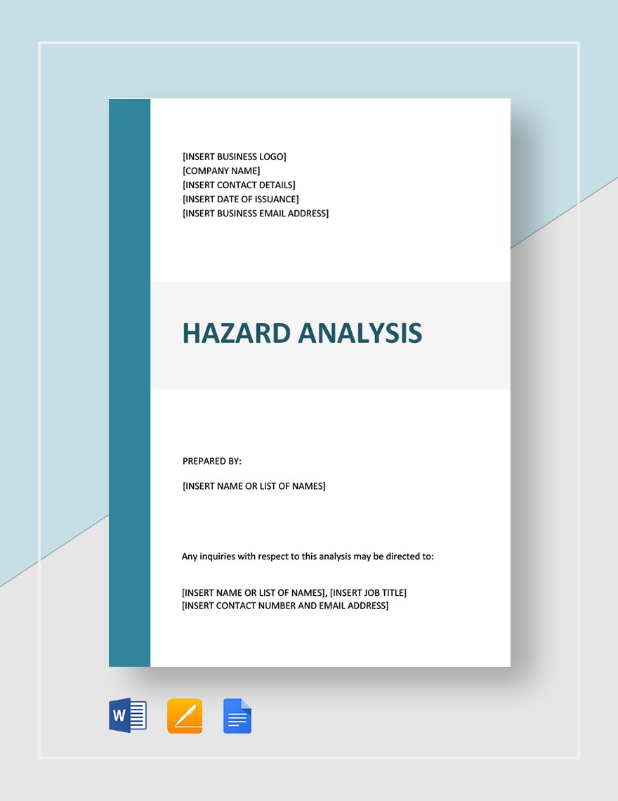 Hazard Analysis Template