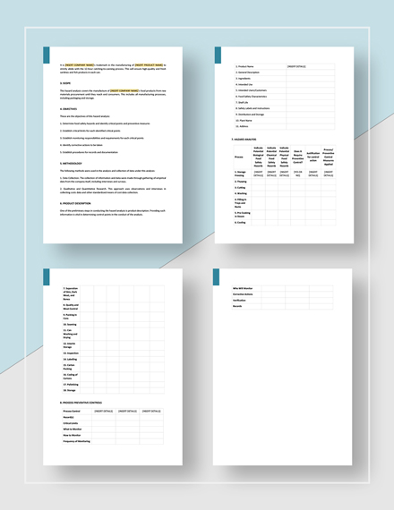 Hazard Analysis Template - Google Docs, Word, Apple Pages | Template.net