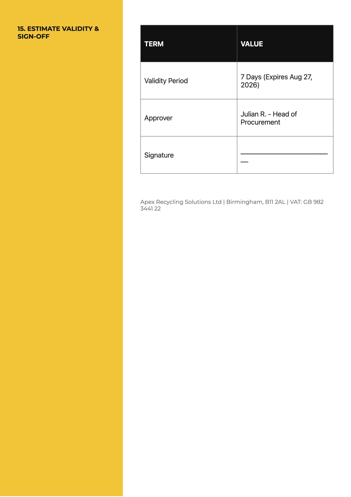 Free Scrap Quotation Template & AI Quotation Maker